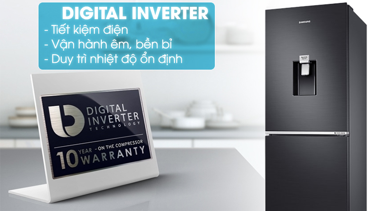 Công nghệ Digital Inverter - Tủ lạnh Samsung Inverter 276 lít RB27N4180B1/SV