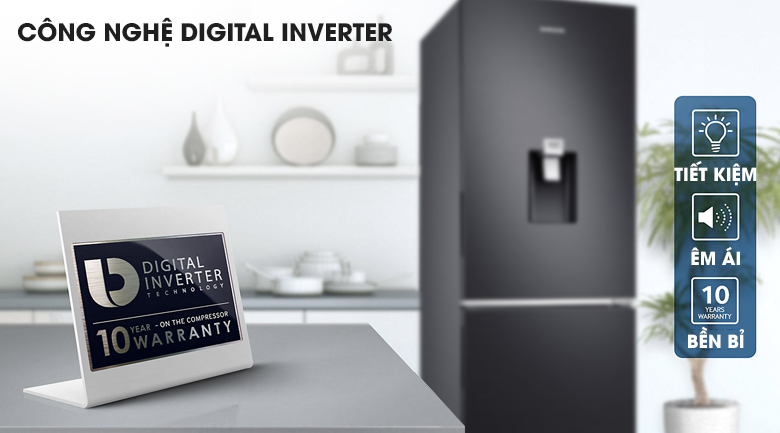 Công nghệ Digital Inverter - Tủ lạnh Samsung Inverter 307 lít RB30N4180B1/SV