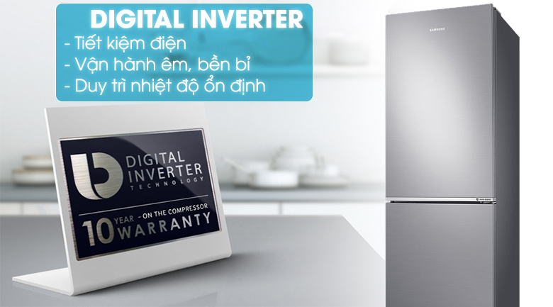 Công nghệ Digital Inverter - Tủ lạnh Samsung Inverter 310 lít RB30N4010S8/SV
