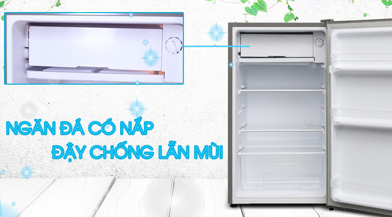 ngăn đá tủ lạnh electrolux eum0900sa có nắp đậy chống lẫn mùi